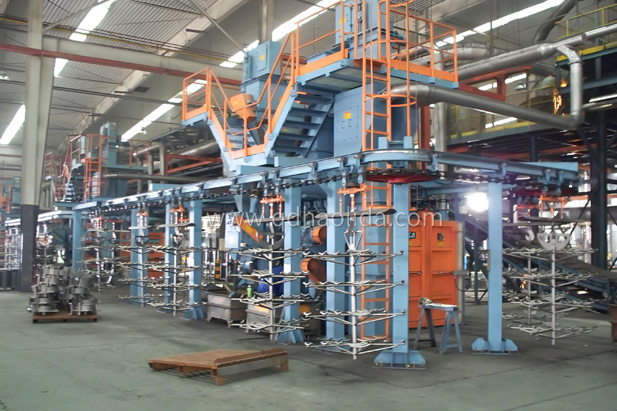 Q48系列雙行程吊鏈式拋丸清理機